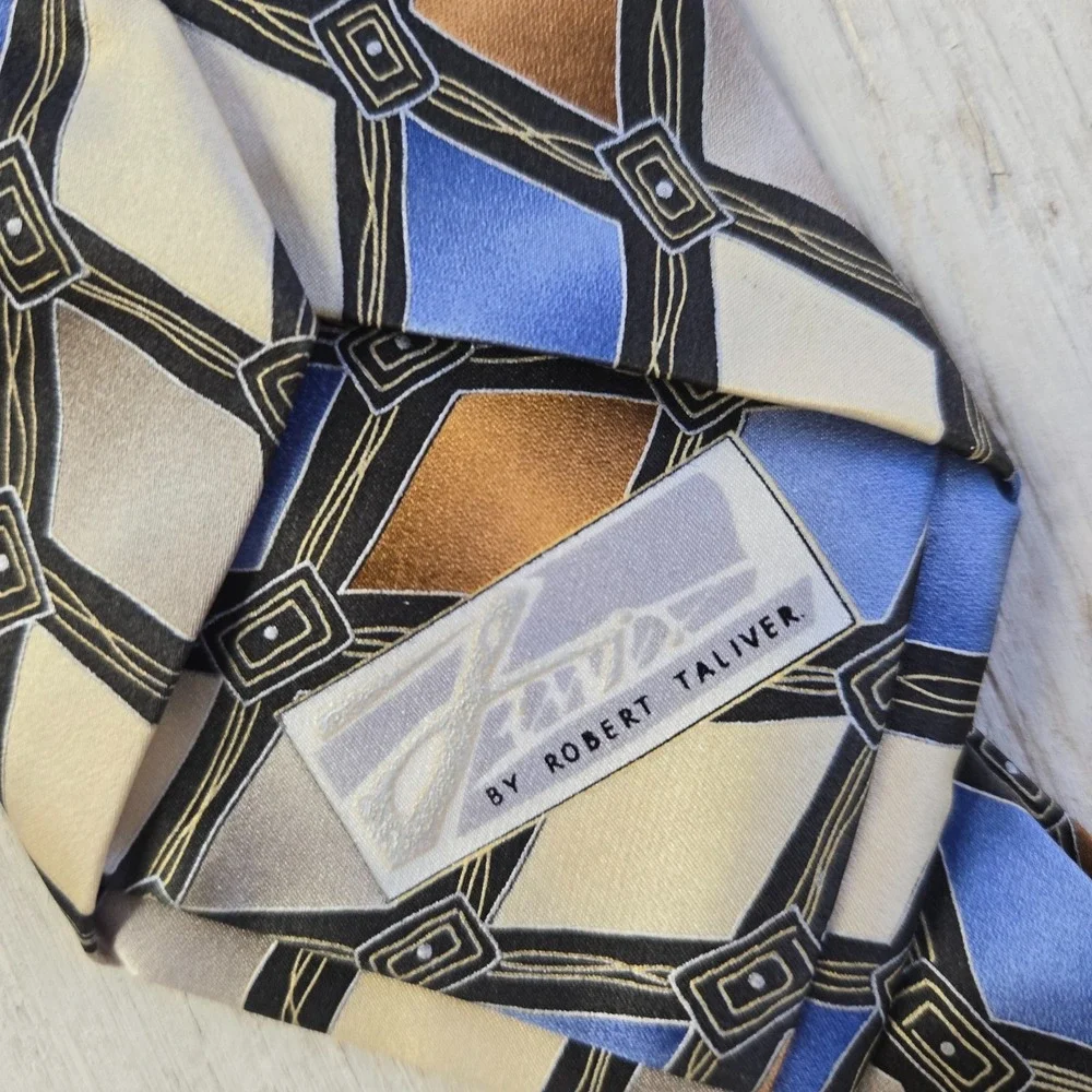 Vintage Robert Taliver Silk Imported Tie 59
